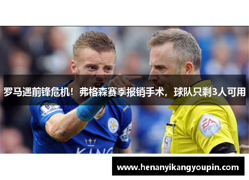 罗马遇前锋危机！弗格森赛季报销手术，球队只剩3人可用